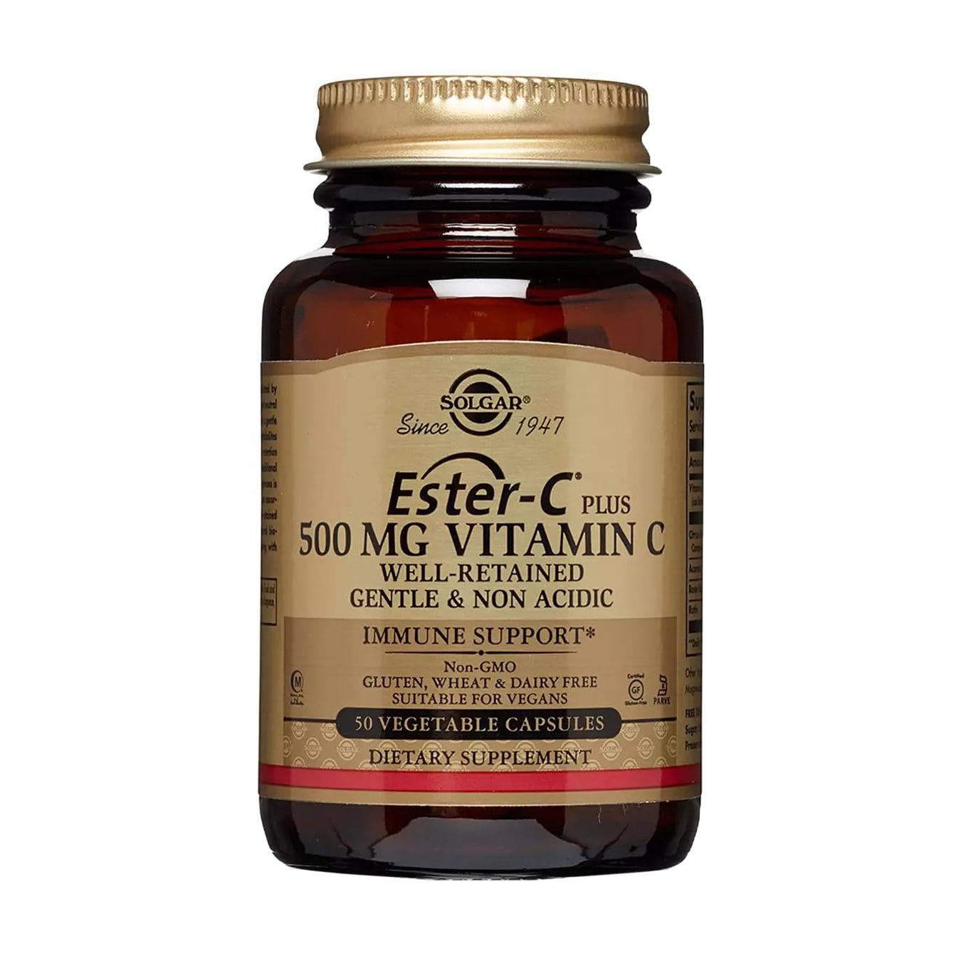 Вітамін C Solgar Ester-C Plus Vitamin С 500 мг, 50 капсул